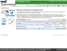 Tablet Screenshot of consult.charnwood.gov.uk