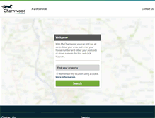 Tablet Screenshot of my.charnwood.gov.uk